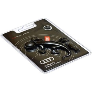 Original Audi 000087009D Fragrance Gecko Air Freshener, Black