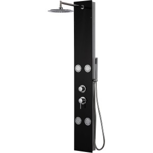 DP Huelva Hydromassage Shower Mixer Tap Black