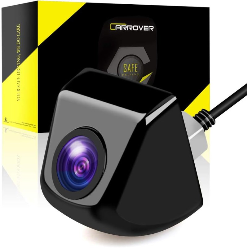 Car Rover Universal Rear-View Parking Camera CCD Chip for All Car Models Black/Silver Cover