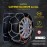 Goodyear 77935 12 mm Snow Chains for SUVs, Vans and Motorhomes with Self-Clamping System, Size 245