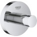 GROHE Essentials 40364001 Bathrobe Hook with Concealed Fixings (Durable and Easy-Care Surface, Easy Assembly), Chrome