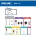 Dremel 3000 Multifunctional Tool 130 W, Set with 1 Attachment, 25 Accessories, Variable Speed 10,000 - 33,000 rpm for Cutting, Grinding, Engraving, Polishing, Sharpening, Cleaning, Carving