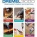 Dremel 3000 Multifunctional Tool 130 W, Set with 1 Attachment, 25 Accessories, Variable Speed 10,000 - 33,000 rpm for Cutting, Grinding, Engraving, Polishing, Sharpening, Cleaning, Carving