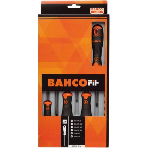 Bahco BAH219006 Screwdrivers, Multi-Colour