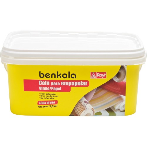 Rayt 1760-85 Benkola vinyl wallpaper: wallpaper paste, ready to use. Wallpaper or vinyl with paper or fabric backing. 2.5 kg