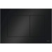 TECE now 9240403 Toilet Actuator Plate (Colour Black, Dual Flush Technology, Operated from Top and Front)