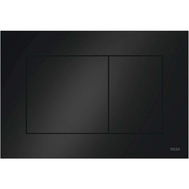 TECE now 9240403 Toilet Actuator Plate (Colour Black, Dual Flush Technology, Operated from Top and Front)