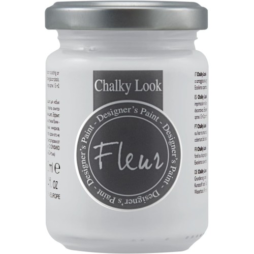 Fleur Paint 12092 Mineral Paint Water Based, 130 mL Colour All About Grey