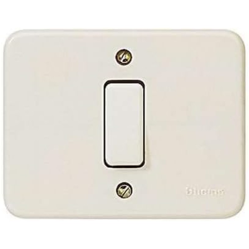 BTicino 1101 N Series Domino Unipolar Diverter, 6 A, Ivory
