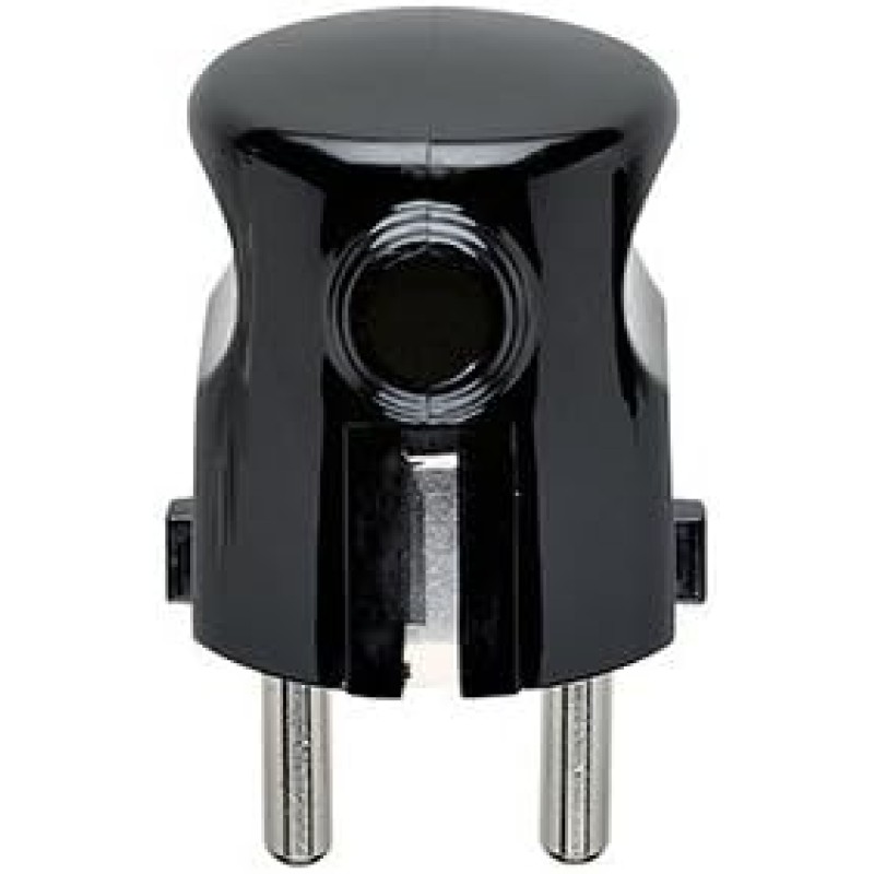 VIMAR – plug 2P + T 16 A S31 90 °, available: White – Black