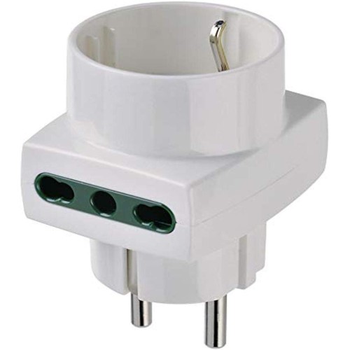 Vimar White S31+2p17/11+P30 Multi Plug Adapter Plug
