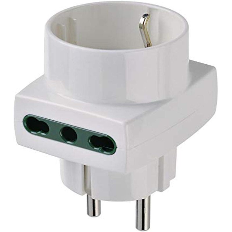 Vimar White S31+2p17/11+P30 Multi Plug Adapter Plug