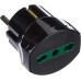 VIMAR Power Supply Plug Schuko Socket 10/16 Black