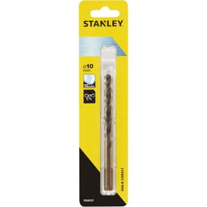 Stanley sta50137-qz 1pc (S) Drill Bit – HSS Drill, 1 cm, 13.3 cm, 8.7 cm, metal, aleado with Cobalt (HSS-E))