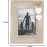Ashley Farmhouse Standing Photo Frame - Natural Wooden Portrait Photo Frame with White Hearts - Shabby Chic