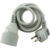 16A HO5VV-F 3G1 Household Extension Cable 1.90 m White