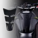 4R Quattroerre.it 18045 Tank Pad 3D Motorcycle Tank Protector Mini Slim Carbon 8.5 x 13 cm