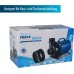 AquaForte DM 12,000 Low Voltage 12 Volt 90 Watt Pond Pump, Flow Rate 12,000 Litres per Hour, Flow Head 5.5 Metres, Automatic Dry Run Protection, Cable Length 10 Metres