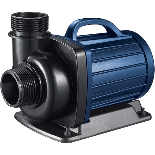 AquaForte DM 12,000 Low Voltage 12 Volt 90 Watt Pond Pump, Flow Rate 12,000 Litres per Hour, Flow Head 5.5 Metres, Automatic Dry Run Protection, Cable Length 10 Metres