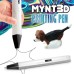 MYNT3D Professional Print 3D Pen with OLED Display, White