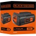 Black and Decker Li-Ion replacement battery (36 V, 2.0 Ah, compatible with all Black and Decker 36 V devices with a charge level indicator), BL20362.