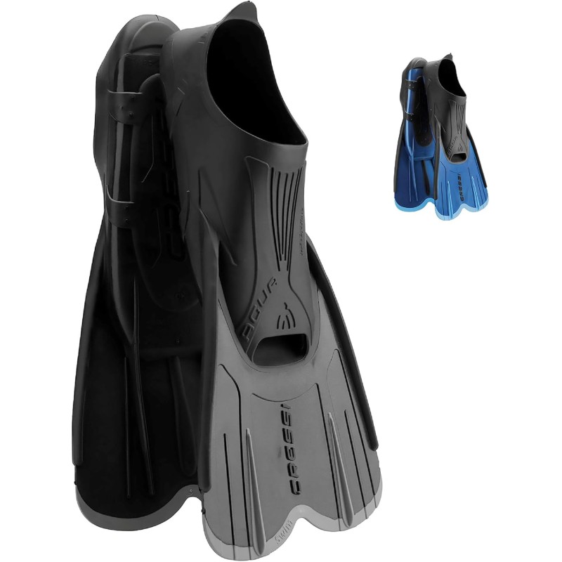 CRESSI Agua Short Fins - Self Adjusting Flossen für Schnorcheln, Schwimmen und Trainieren