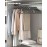 SONGMICS CRF20V Velvet Hangers, Set of 20, Non-Slip Hangers, Small Tie Bar, 360-Degree Rotating Hook, Thickness 0.6 cm, Space-Saving, Length 43.5 cm for Coats/Trousers, Silver/Grey