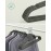 SONGMICS CRF20V Velvet Hangers, Set of 20, Non-Slip Hangers, Small Tie Bar, 360-Degree Rotating Hook, Thickness 0.6 cm, Space-Saving, Length 43.5 cm for Coats/Trousers, Silver/Grey