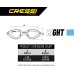 CRESSI Right Goggles Очила за плуване за възрастни, за плуване, басейн и водни спортове, против замъгляване, 100% UV защита, един размер