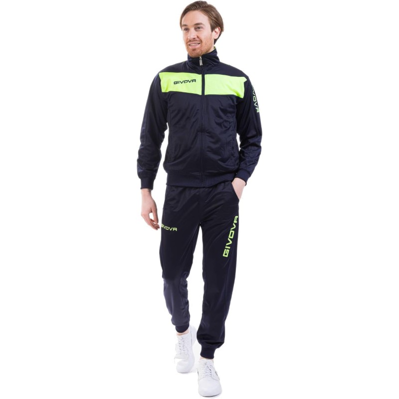 Givova Men's Tuta Visa Fluo Sports Outfit (Pack of 1)