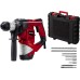 Einhell Hammer Drill TC-RH 900 Kit (900 W, 4100 min.-1 impact rate, 3 J impact strength, hammer drilling and chiselling with chisel fixing, incl. 12-Piece Drill & Chisel Set)