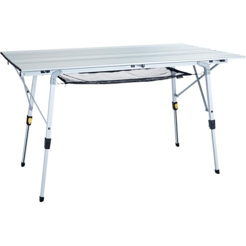 Uquip Variety XL, Infinitely Variable Complete Together Sturdy Aluminium 120x70 cm Small Folding Camping Table