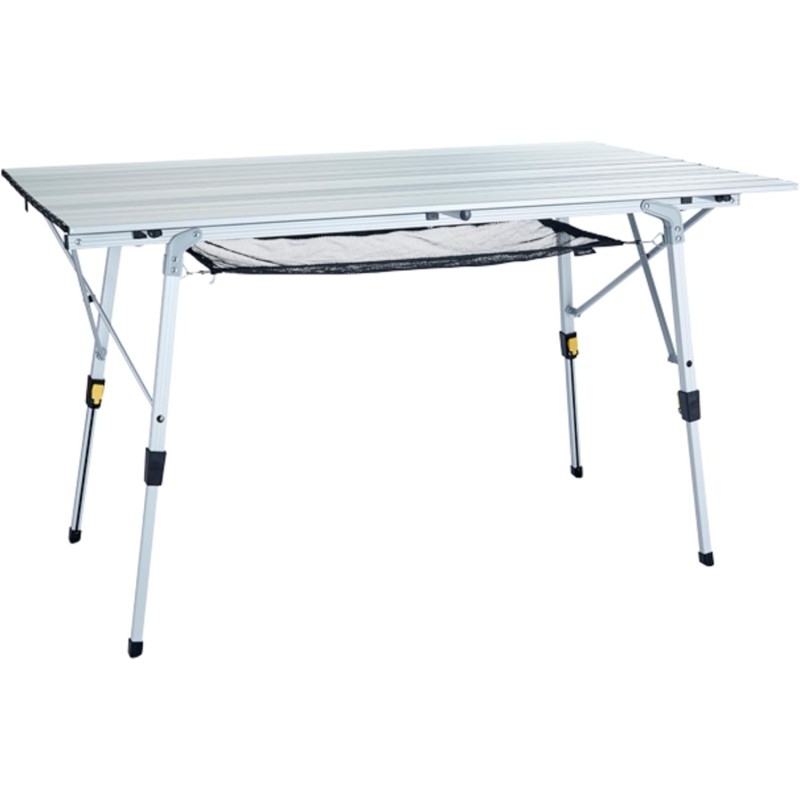 Uquip Variety XL, Infinitely Variable Complete Together Sturdy Aluminium 120x70 cm Small Folding Camping Table