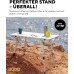 Uquip Variety XL, Infinitely Variable Complete Together Sturdy Aluminium 120x70 cm Small Folding Camping Table
