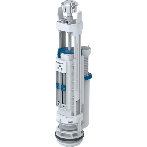 Geberit - Geberit Series 290 Discharge Mechanism, Double Discharge: Glossy Chrome (282.302.21.2)