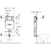 Geberit – Recessed Geberit cistern Sigma 8cm, 6/3L (109.790.00.1)