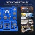 22 Piece Brake Piston Wind Back Brake Piston Extractor Plate Car with Nue VAG 3 Pin Adaptor