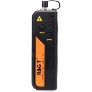 FTTH Mini VFL-RGT-10mW Visual Fault Locator with 2.5mm Universal Connector,10KM Fiber Optic Cable Tester Meter Equipment for CATV Telecommunications Engineering Maintenance.