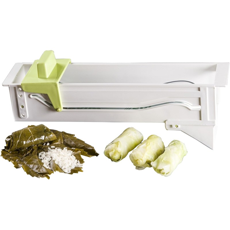 SVIM Dolma Serma Chef Wine Leaves Roller, Plastic, White 29 x 7 x 10.5 cm