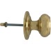 Anzapack 812459h Door knob - For front door - Turned in golden brass