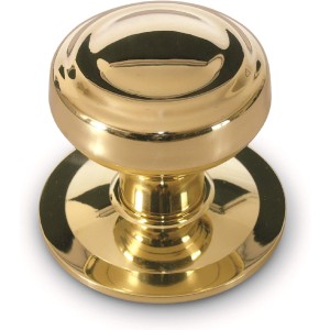 Anzapack 812459h Door knob - For front door - Turned in golden brass