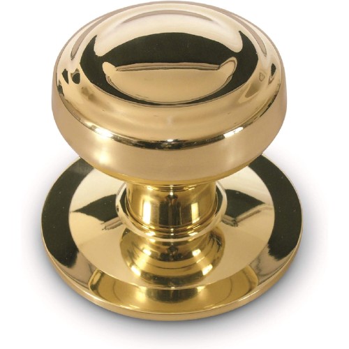Anzapack 812459h Door knob - For front door - Turned in golden brass