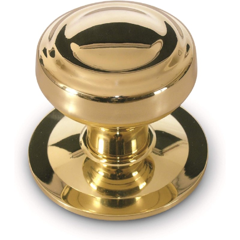 Anzapack 812459h Door knob - For front door - Turned in golden brass