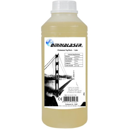 OmniaLaser OL-FOGP1 Professional Liquid Suitable for All Smoke Machines, 1 Litre