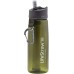 LifeStraw Go 2-Stage Filtration Water Bottle With 2-Stage Filtration, Activated Carbon Removes Bacteria And Protozoa, Reduces Chemicals And Bad Tastes Ideal For Hiking, Backpacking, Camping, Travelling, Outdoor Sports And Emergency Preparedness, green, m