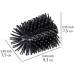 WENKO 22242100 Replacement brush head for toilet sets, silicone - replacement toilet brush, silicone, 7.5 x 9.3 x 7.5 cm, black