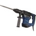 FERM HDM1037 Rotary/Demolition Hammer 1500W, Includes Depth Limiter, 3 Drills and 2 SDS chisels, 1500 W, 230 V, Black/Blue
