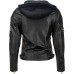 URBAN 5884 Motorradjacke Damen Mit Protektoren, Damenjacke aus Lammleder, Protektoren für Rücken, Schultern und Ellenbogen