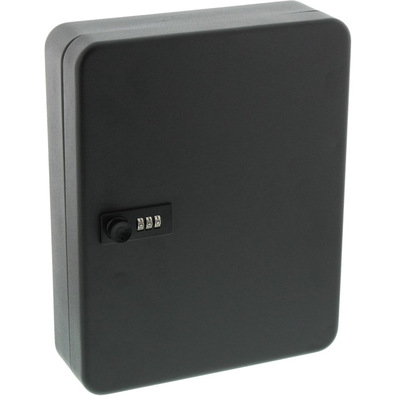 Burg-Wächter Lockable Key Box with Combination Lock, black, KC 36 C