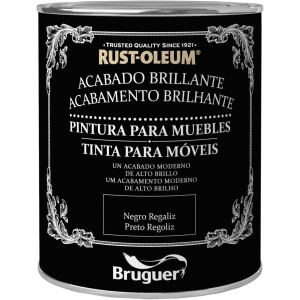 Rust-Oleum Bruguer Glossy Furniture Paint Black Licorice 750 ml